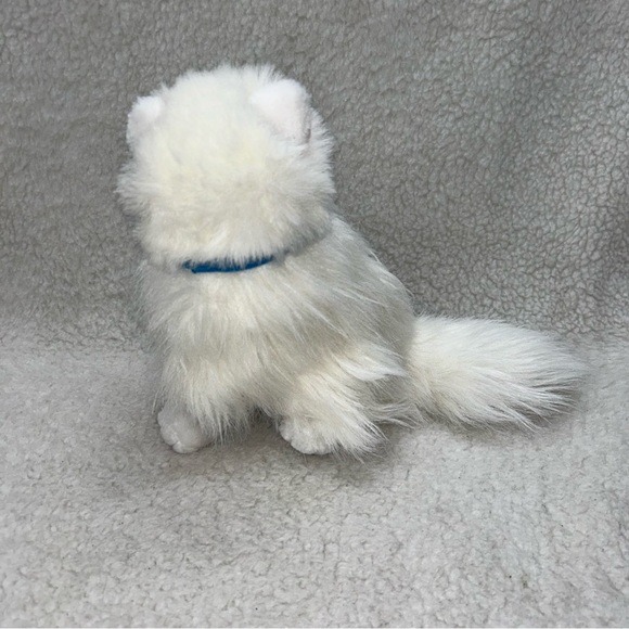 Stuart Little cat plush Snowbell 9" 2002 vintage white & fluffy - Picture 8 of 11